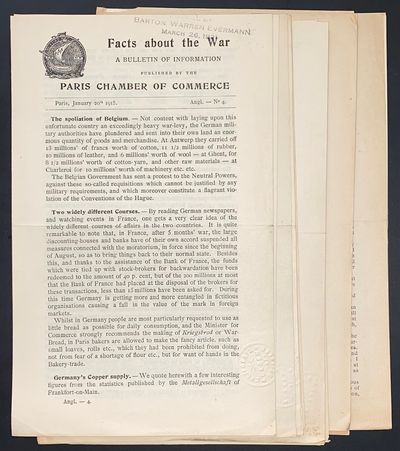 Facts about the War: a bulletin of information [18 issues]