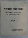 Peintures soviétiques relatives à l'exécution du plan quinquennal