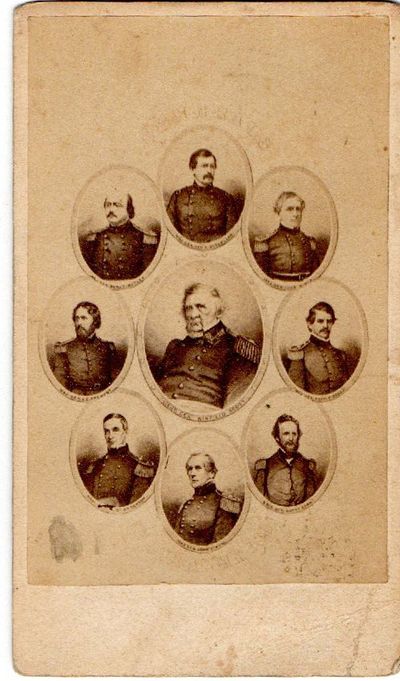 [CIVIL WAR] UNION GENERALS CARTE DE VISITE [CDV]