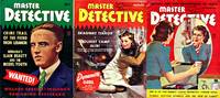 Master Detective (3 Vintage crime magazines, author copies, 1939)