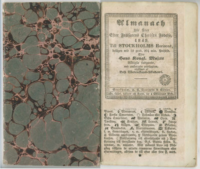 Almanach för året efter frälsarens Christi…