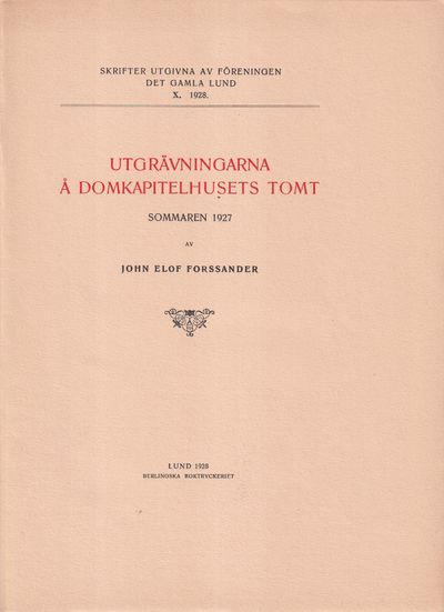 Utgrävningarna å domkapitelhusets tomt sommaren…