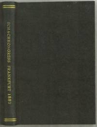 Der fünfte Kongreß des Deutschen Schachbundes. Frankfurt a.m. 1887 by Herman von Gottschell and Jacques Mieses Curt von (1861-1924) - First - 1889 - from The Book Collector ABAA, ILAB (SKU: C0605)