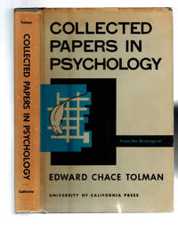 Collected Papers in Psychology by Tolman, Edward Chace - 1951