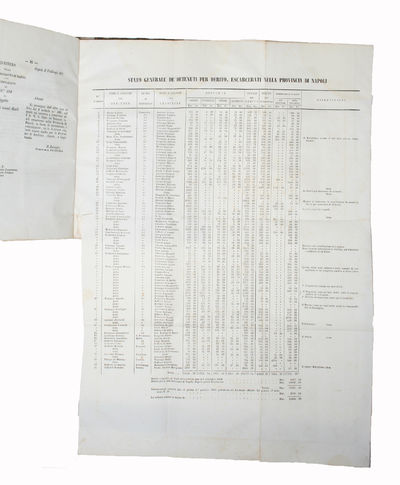 Incartamento Generale della umanitaria opera Escarcerazione dei detenuti civili nelle provincie meridionali d'Italia disposta dell'invitto generele Giuseppe Garibaldi. - [GARIBALDI'S AMNESTY] (photo 2)