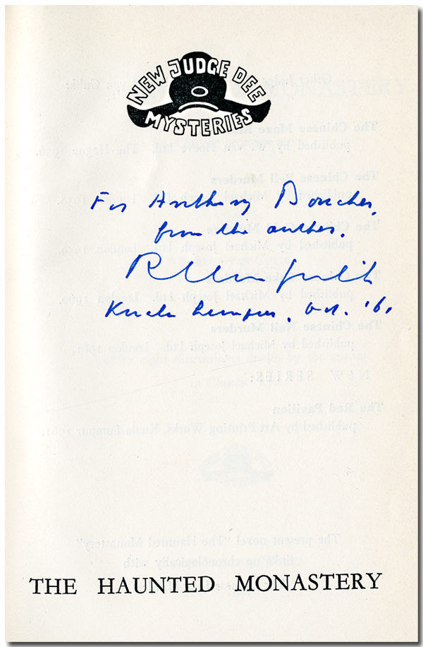 Robert van Gulik Wikipedie
