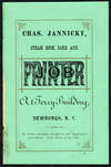 Chas. Jannicky, Steam Book, Card and Job Printer. Advertisement