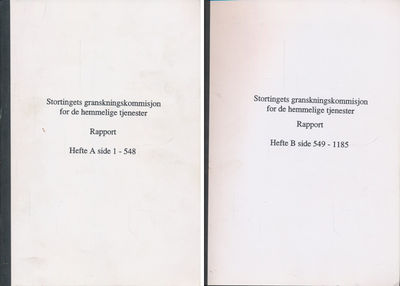 STORTINGETS GRANSKNINGSKOMMISJON FOR DE HEMMELIGE…