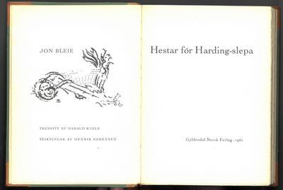 Hestar fór Harding-slepa.