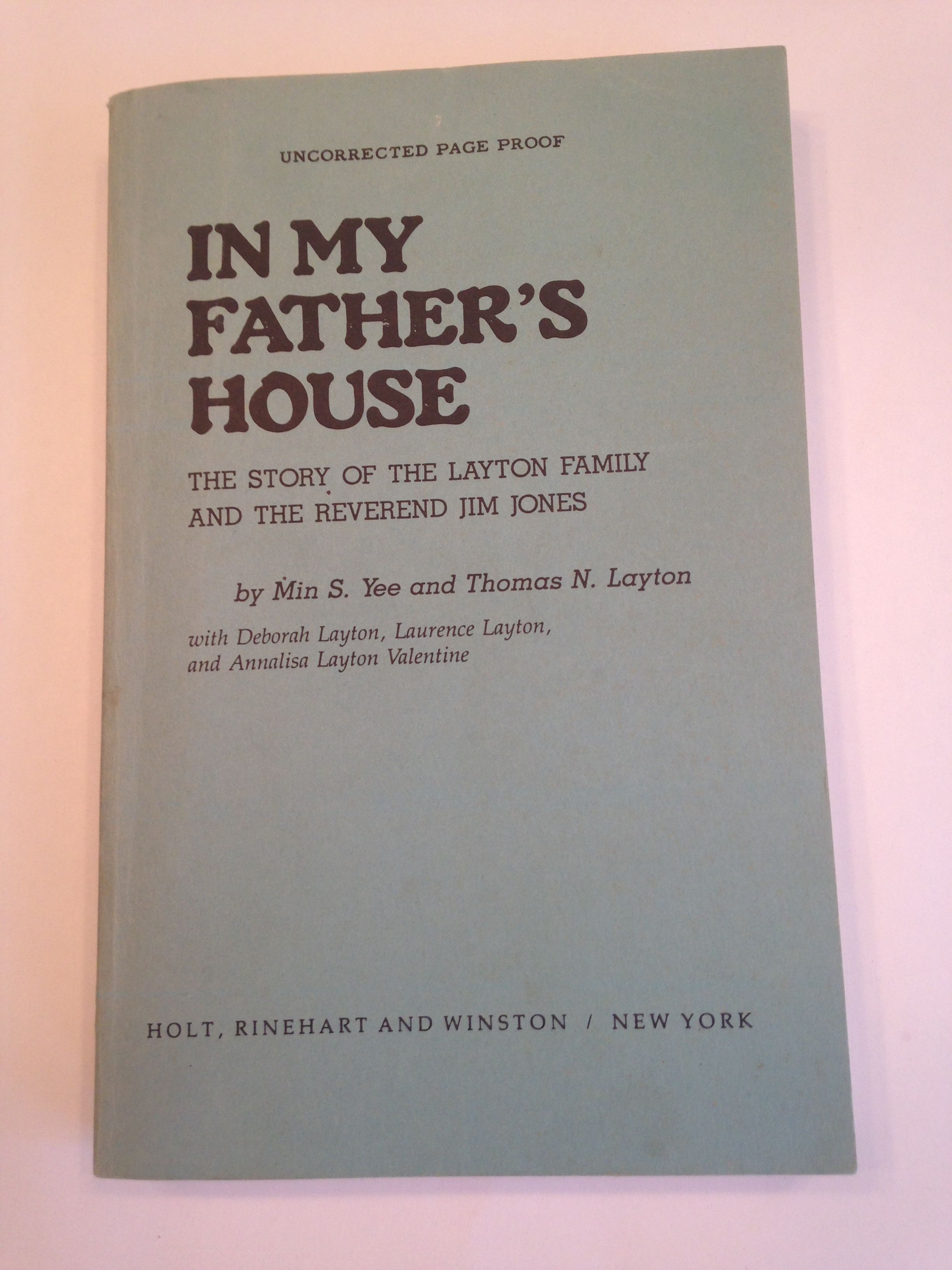 IN MY FATHER'S HOUSE: THE STORY OF THE LAYTON FAMI