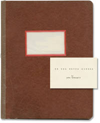 He Who Never Sinned (Original screenplay for an unproduced film)