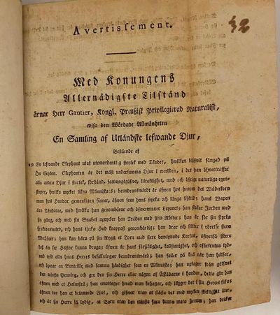 Svensk zoologi, utgifven af J.W. Palmstruch. Med text börjad af C. Quensel. Och fortsatt af O. Swartz. (photo 4)