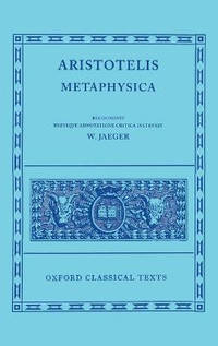 Aristotle Metaphysica