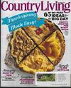 COUNTRY LIVING MAGAZINE NOVEMBER 2015
