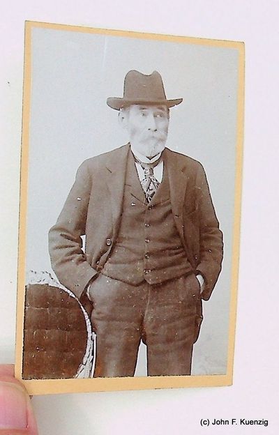 : Pinkerton National Detective Agency, 1894. Very Good. 4 x 2 5/8 inches. Photograph affixed to card...