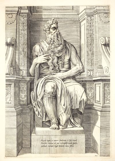 Moses. From the Tomb of Pope Julius II; (photo 3)