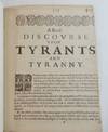 A Briefe Discovrse Vpon Tyrants and Tyranny