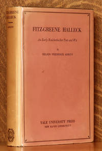 image of FITZ-GREENE HALLECK EARLY KNICKERBOCKER WIT AND POET