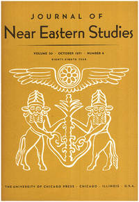 Journal of Near Eastern Studies (Vol 30, October 1971, No. 4)