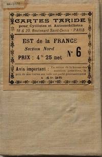image of Carte Routiere pour Automobilistes & Cyclistes - Est de La France, Section Nord, No. 6