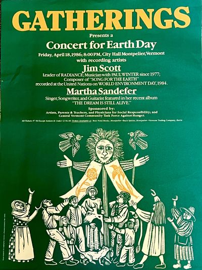 [POSTER] GATHERINGS Presents a Concert for Earth Day