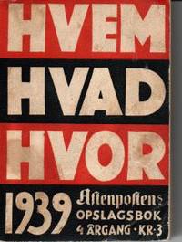 Hvem Hvad Hvor 1939