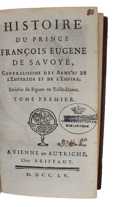 Histoire du Prince Francois Eugene de Savoye... Enrichie de Figures en Taille-Douce. 5 Vols. (photo 2)