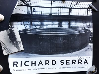 RICHARD SERRA poster Wake Blindspot Catwalk…