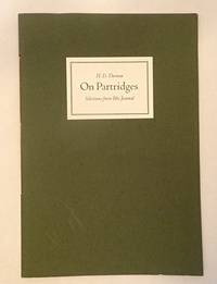 ON PARTRIDGES: SELECTIONS FROM HIS JOURNAL1851 - 1860