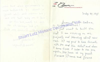 Isaac Bashevis Singer Praises His Editor: Farrar Straus And Giroux Is Becoming More And More A House Of Dedicated Men (And Women Like Lila Karp)