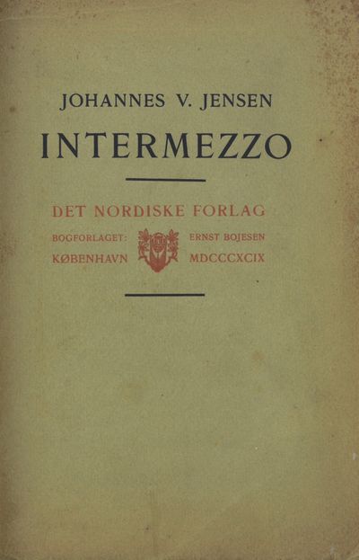 Intermezzo. Dolores. Forsvundne skove. Louison.
