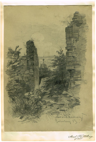 Tornruin i Godesberg am Rhein.