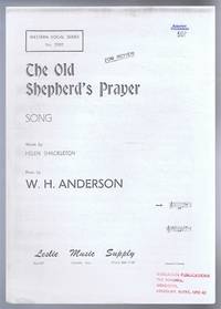 cover of The Old Shepherd's Prayer, Song. Western Vocal Series No. 7002. Middle C sharp to C natural