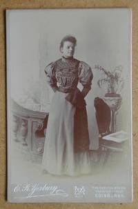 Cabinet Photograph: A Portrait of a Young Woman Wearing a Fine Dress. by E. R. Yerbury