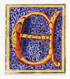 View Image 2 of 2 for Illuminated Manuscript: Large Initial 