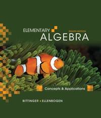 Elementary Algebra : Concepts and Applications