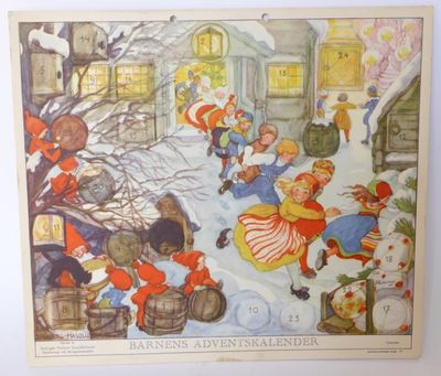 Barnens adventskalender (för 1945). Utgives av…