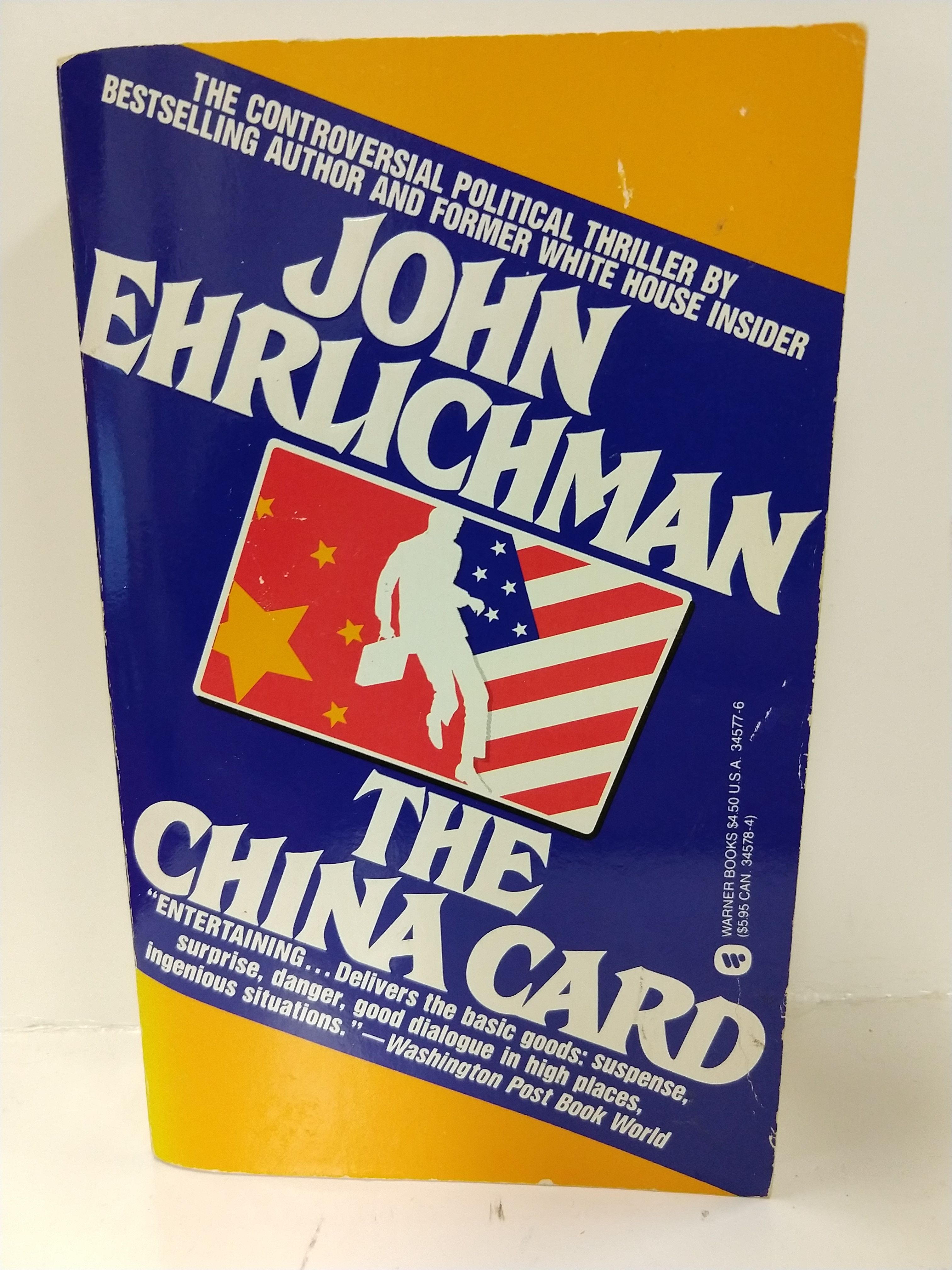 The China Card: A Novel by John Ehrlichman | MASS MARKET PAPERBACK 