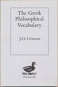 The Greek Philosophical Vocabulary