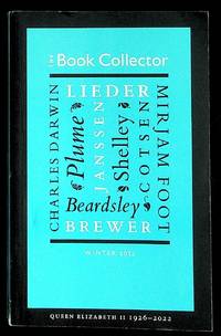 The Book Collector. Volume 71 Number 4. Winter 2022