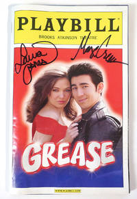GREASE PLAYBILL SIGNED; Volume 123 Number 12