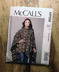 McCALL'S SEWING PATTERN: #MP508 : MISSES PONCHO AND BELT