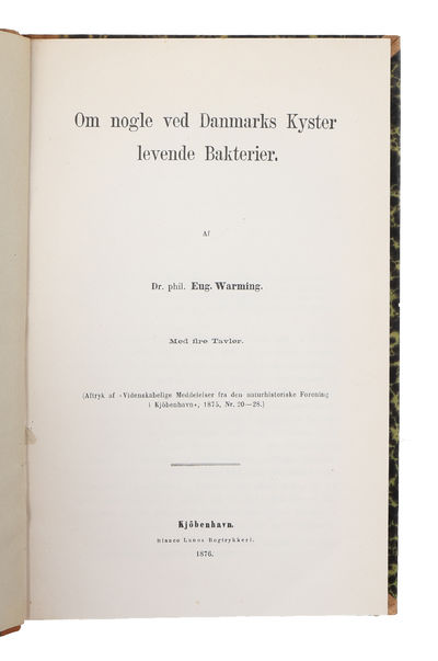 Om nogle ved Danmarks Kyster levende Bakterier.…