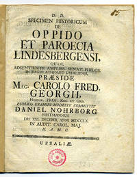 Specimen historicum de oppido et paroecia…