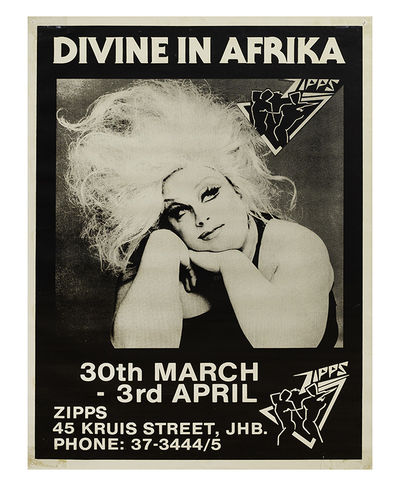 DIVINE | DIVINE IN AFRIKA (ca. 1983) South African poster