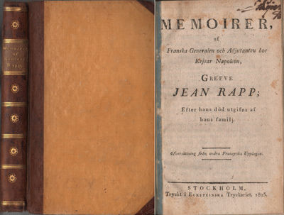 MEMOIRER, af Franska Generalen och Adjutanten hos…