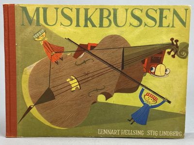 Musikbussen. Teckningar av Stig Lindberg.