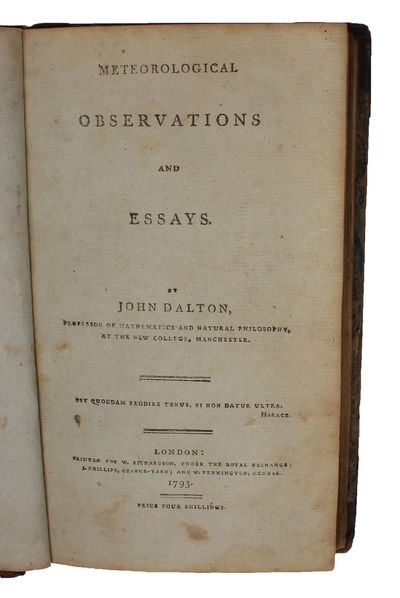 Meteorological Observations and Essays. - [THE…