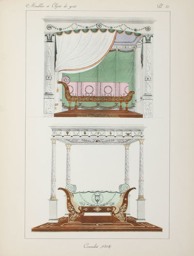 Meubles et Objets de Gout 1796-1830. 678 Documents tirés des Journaux de Modes et de la "Collection" de la Mesangère. Preface et Notice par Paul Cornu. (photo 3)