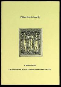 William Morris as Artist